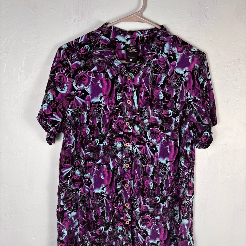 Torrid Nightmare Before Christmas Button Down Shirt